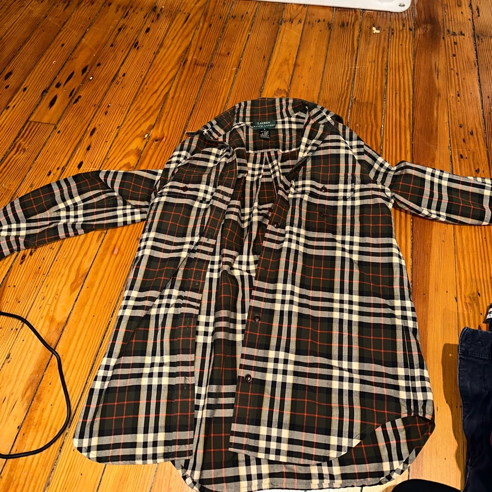 Ralph Lauren long sleeve Plaid Button Down